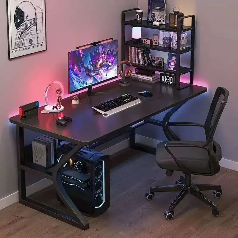 Desk Setup Art - Q ミニマリストコンソールコンピューターデスク 高品質セットアップオーガナイザー 創造性コンピューターデスク ホワイトファッション メサス家具