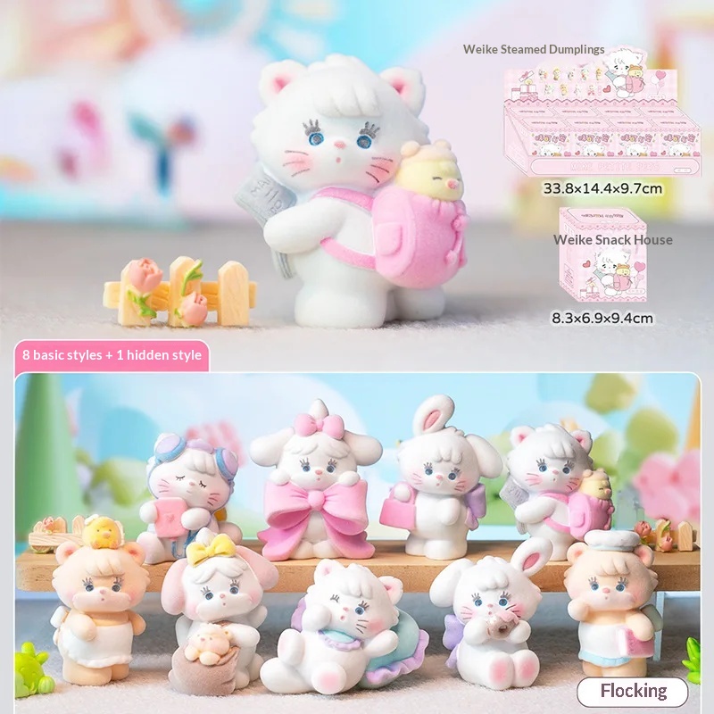 Desk Setup Kawaii - ホット8個セット MIKKO プチペット ブラインドボックス かわいい猫ペット人形 キュートな粒状クリエイティブデスクトップオーナメント