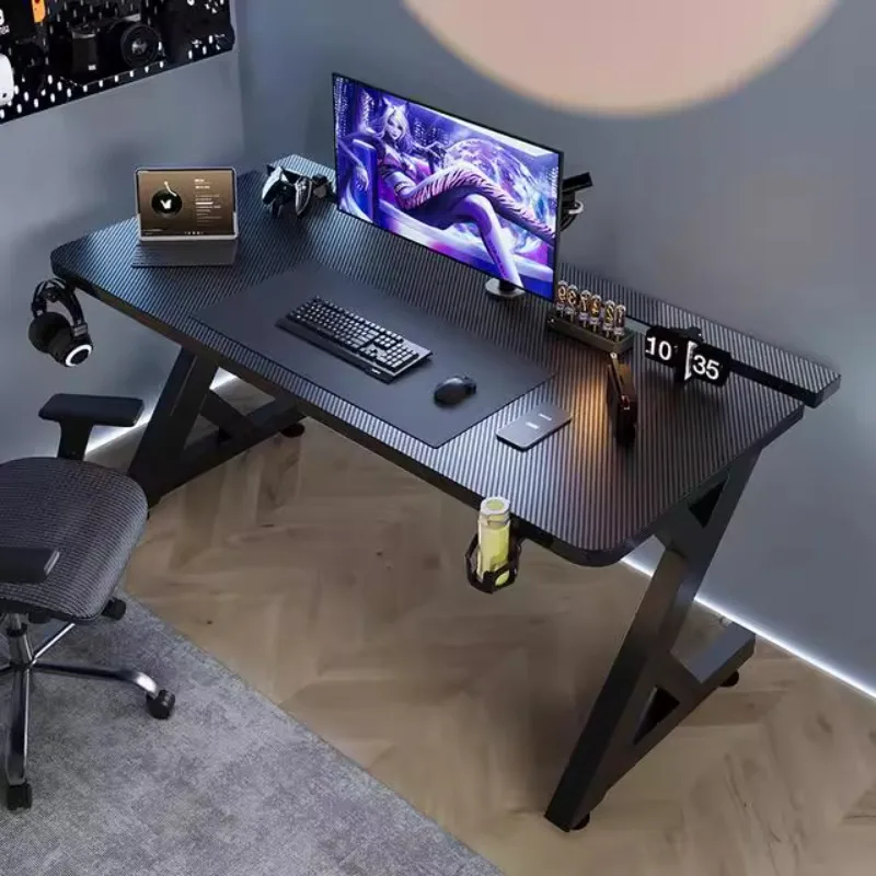Desk Setup Art - Q ミニマリスト ブラック コンピューター デスク デザイン