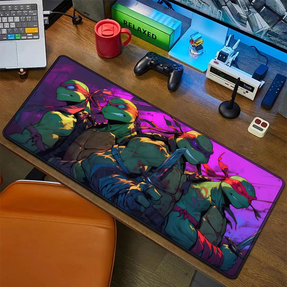 Desk Setup Notebook - ミュータント忍者タートルズマウスパッドラバーマットラップトップ Xxl マウスパッドノートブックゲーマーコンピュータテーブルゲームアクセサリー