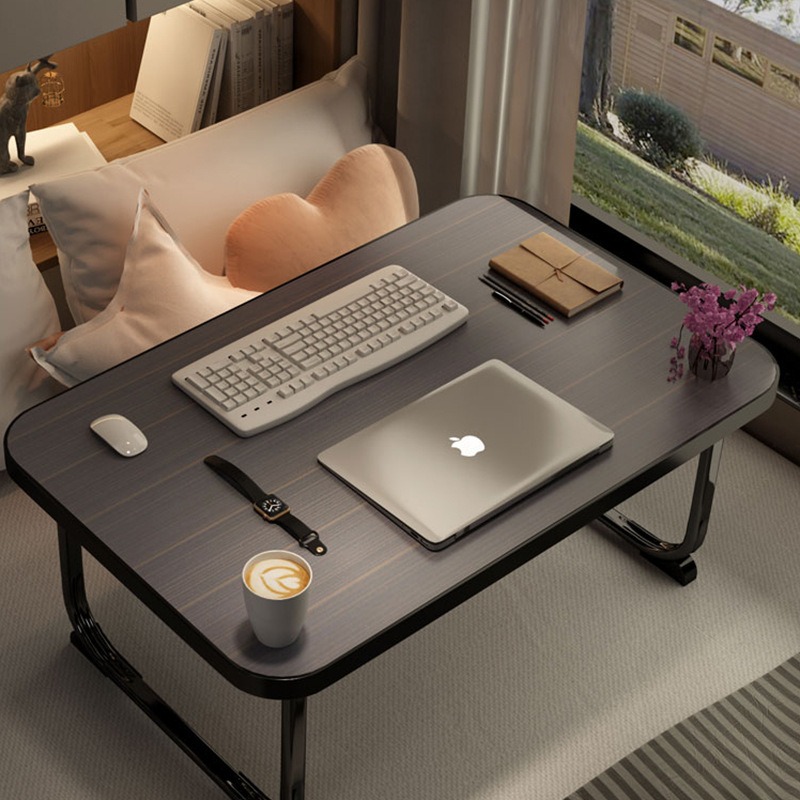 Desk Setup Notebook - ベッドデスク 折りたたみ式 小型テーブル パソコンテーブル ベッド用 怠け者