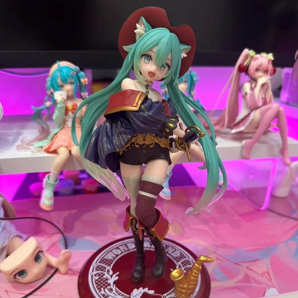 Desk Setup Kawaii - 初音ミク デスクトップ キュート アクションフィギュア テイル ワンダーランド