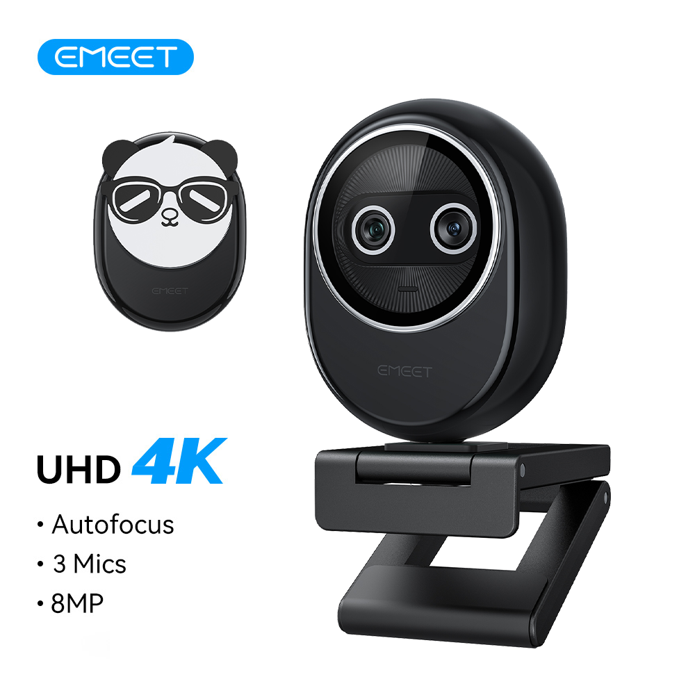 Desk Setup Streaming - ウェブカメラ 4K EMEET デュアルカメラ AI搭載 4Kカメラ