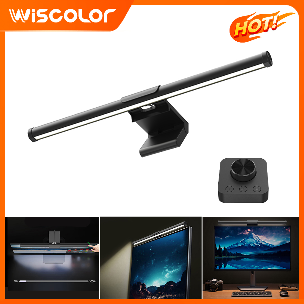 Desk Setup Art - スマートWiFi RGBモニターライトバーLEDライトモニターデコレーションゲーミングライトバーPCスクリーン吊り下げ式APPリモコンランプ