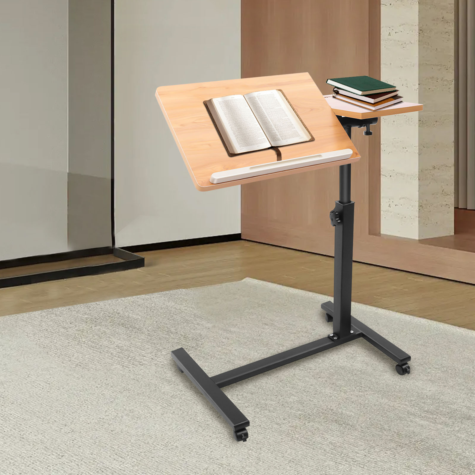 モバイルラップトップテーブル 調整可能 360度回転 °   - Desk Setup Notebook のレビューと価格