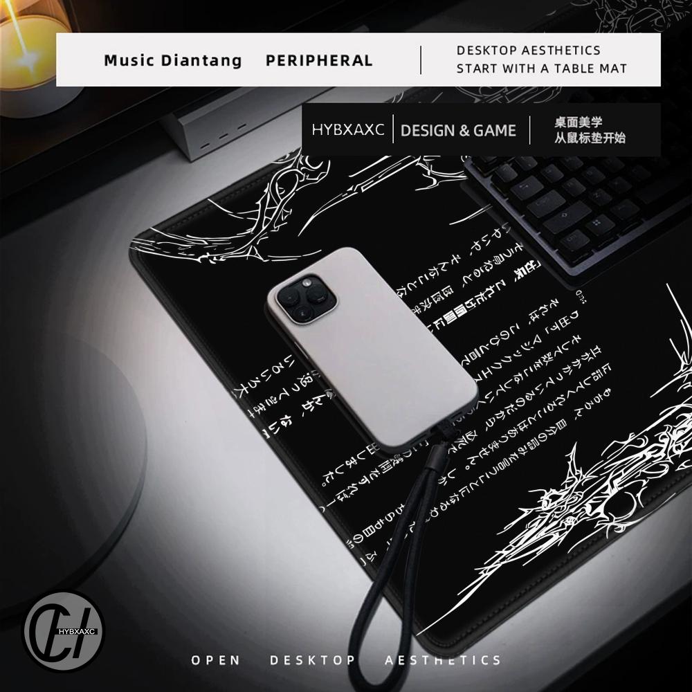 ブラックホワイトサイバーシジリズムデスクマットゴシックムカデ - Desk Setup Accessories Aesthetic のレビューと価格