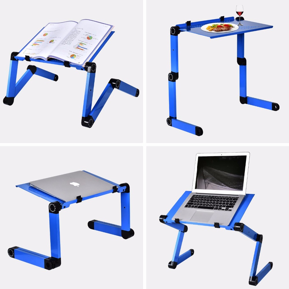 アルミニウム合金折りたたみ式ラップトップテーブル,学生用ポー - Desk Setup Notebook のレビューと価格