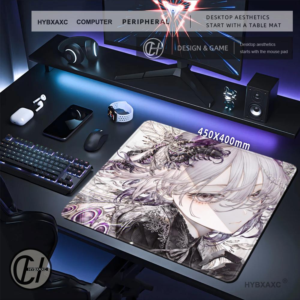 HYBXAXC シルバーヘア エレガントガール 小型マウスパ - Work Desk Home Setup のレビューと価格