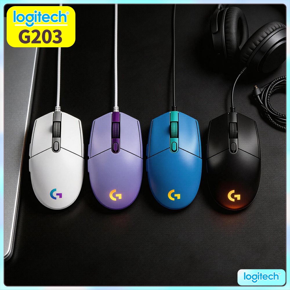 ロジクールG203有線ゲーミングマウス、オフィスでの使用に最 - Logitech Mouse G203 のレビューと価格
