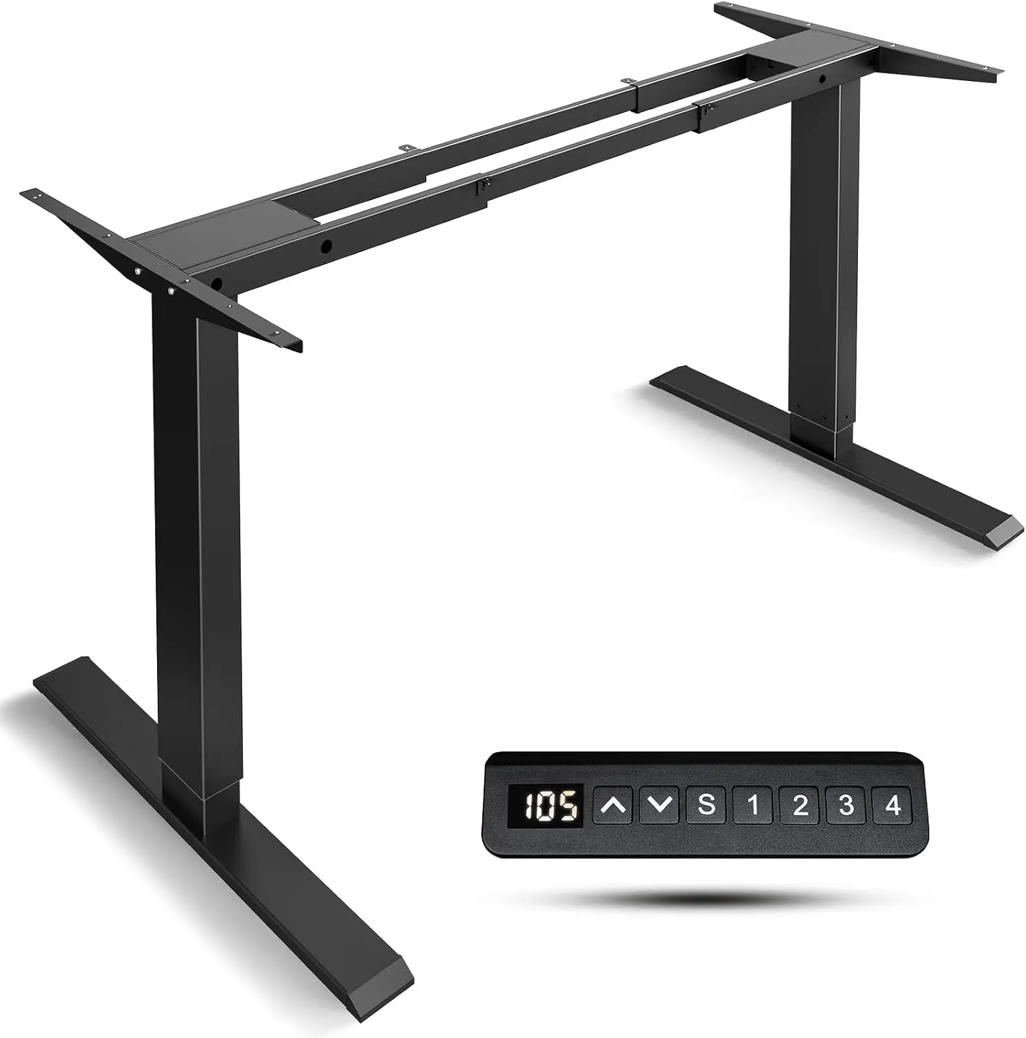 デュアルモーター電動昇降デスクフレーム - 高さ調整可能な電 - Desk Setup Height のレビューと価格