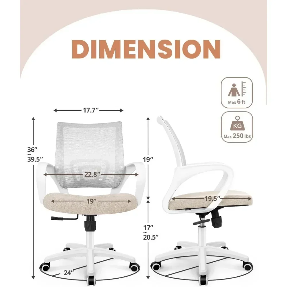 NEO CHAIR オフィスコンピューターチェア 人間工学に - Desk Setup Height のレビューと価格