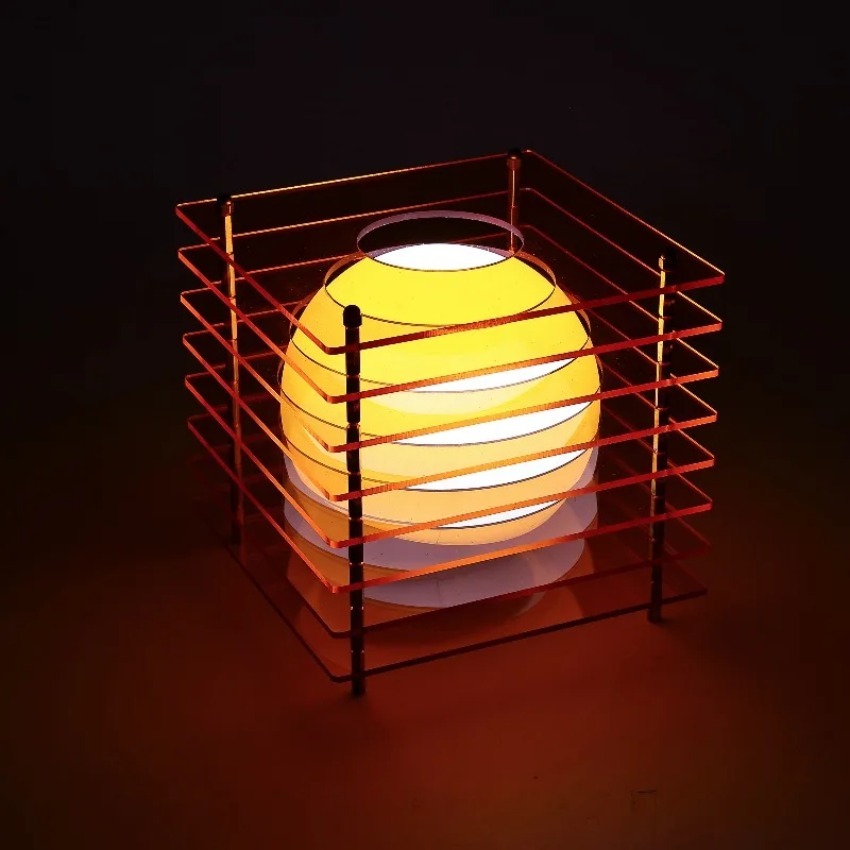 DIY アクリル千層ランプムーンランプデスクトップ装飾中断雰 - Desk Setup Lighting のレビューと価格