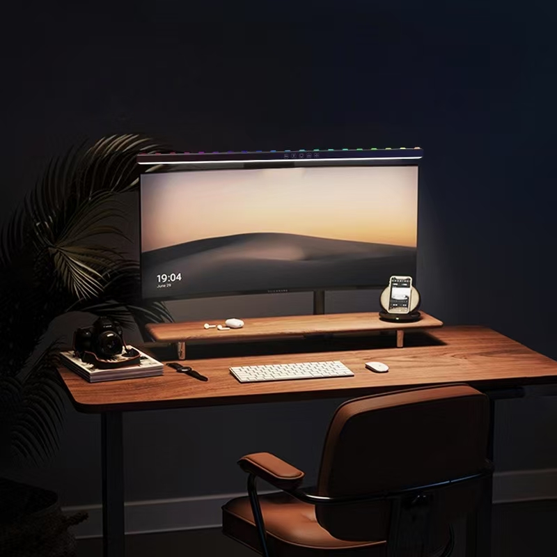 LEDモニターライトハンギングデスクランプ - 無段階調光、 - Desk Setup Lighting のレビューと価格