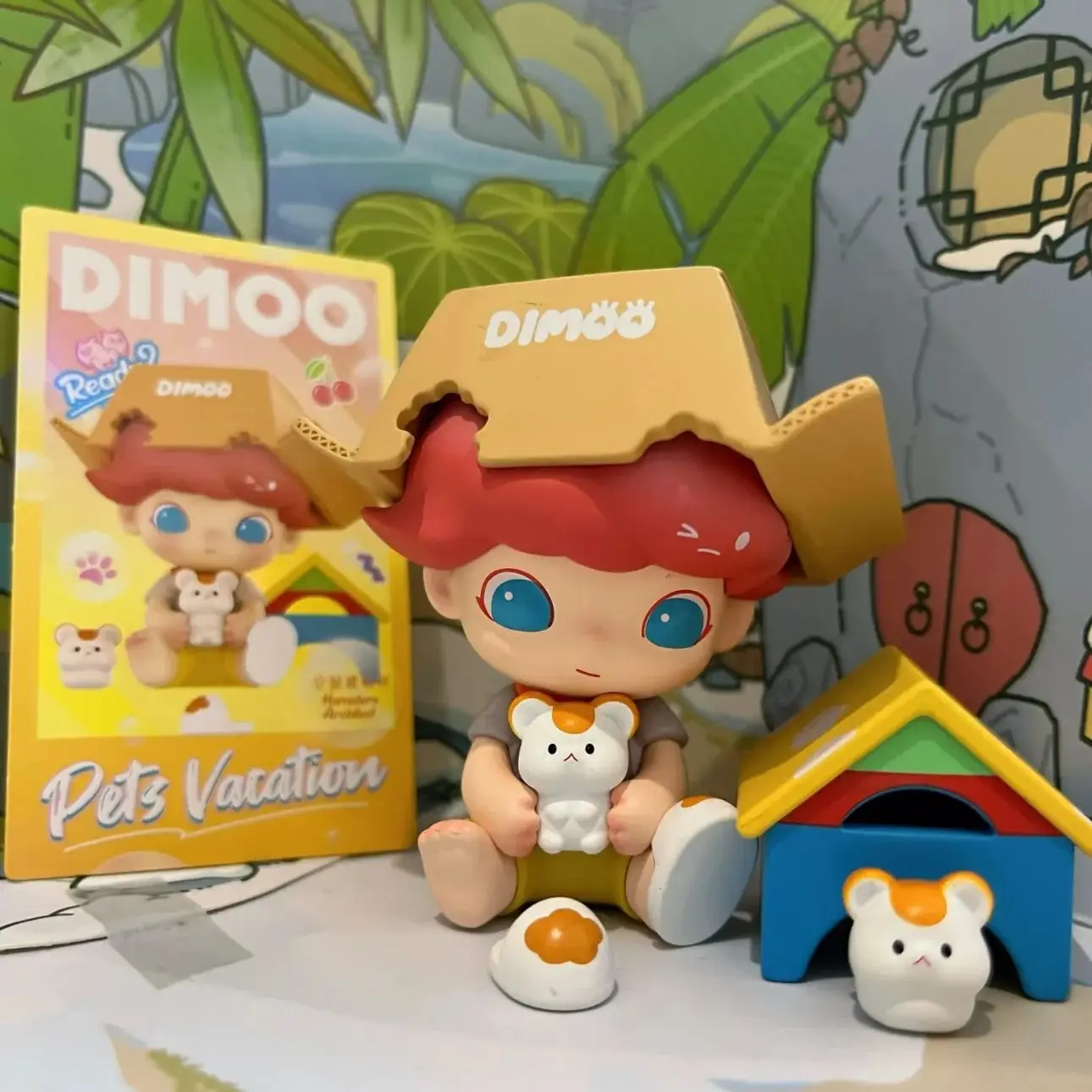 ポップマート ディムー ペットバケーションシリーズ ブライン - Desk Setup Kawaii のレビューと価格