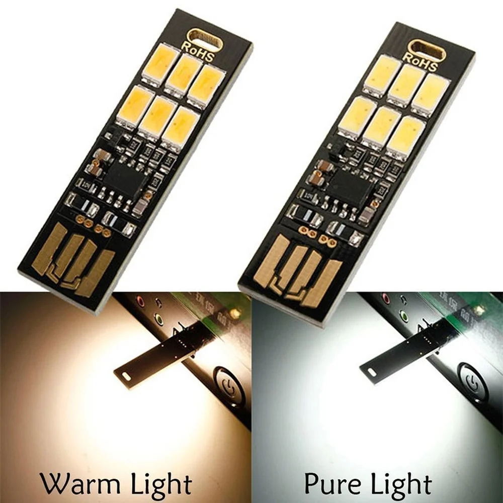 ミニ5730 USB LEDライト 5V タッチセンサー調光 - Desk Setup Notebook のレビューと価格