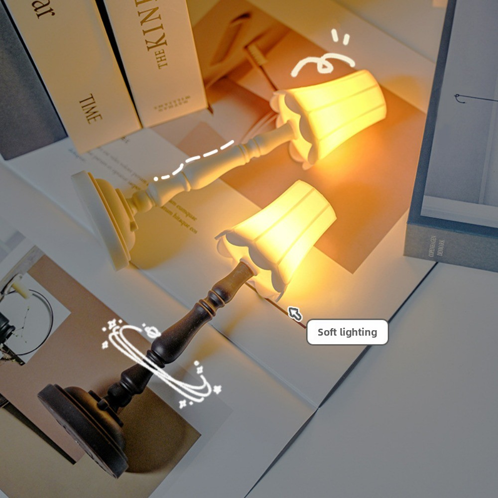 ヴィンテージLEDナイトライト - ヨーロッパスタイルのテー - Desk Setup Vintage のレビューと価格
