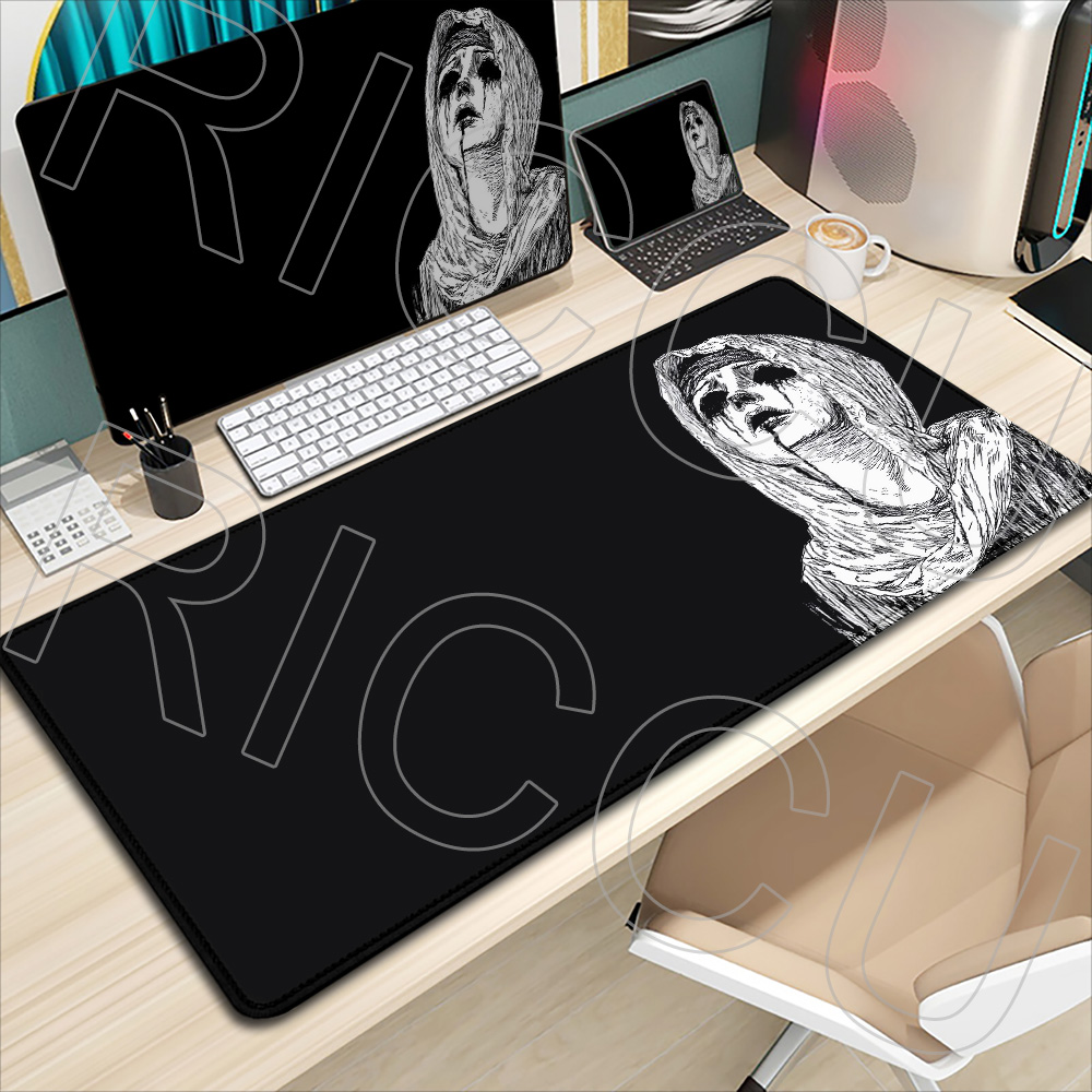 アニメガールブラックダークスタイル修道女デスクマットゴシック - Desk Setup Dark のレビューと価格