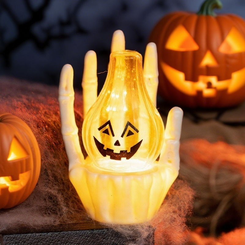 1-10 個ハロウィンパーティーテーブル装飾小道具カボチャラ - Desk Setup Lighting のレビューと価格