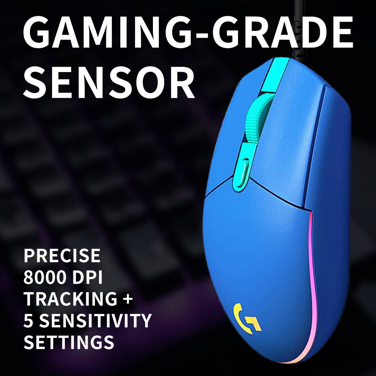 ロジクール G203 有線ゲーミングマウス ラバー製滑り止め - Logitech Mouse G203 のレビューと価格
