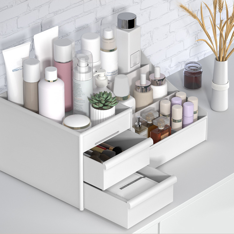 大容量化粧品収納ボックス,化粧品オーガナイザー,ジュエリー引 - Desk Drawer Unit のレビューと価格