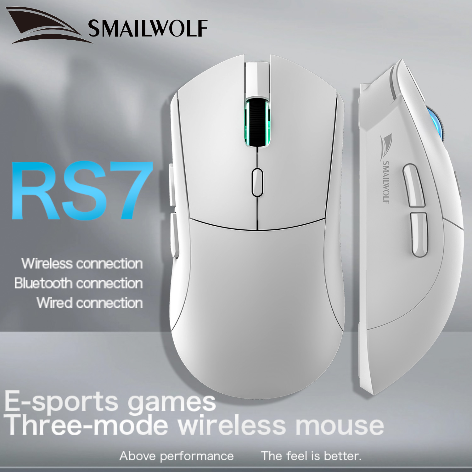 SMAILWOLF RS7 Bluetooth ワイヤレスゲ - Logitech Mouse G203 のレビューと価格