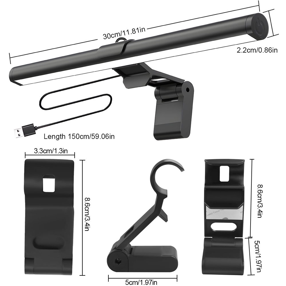 デスクトップPCモニター画面吊り下げライトバーRGB雰囲気照 - Desk Setup Lighting のレビューと価格
