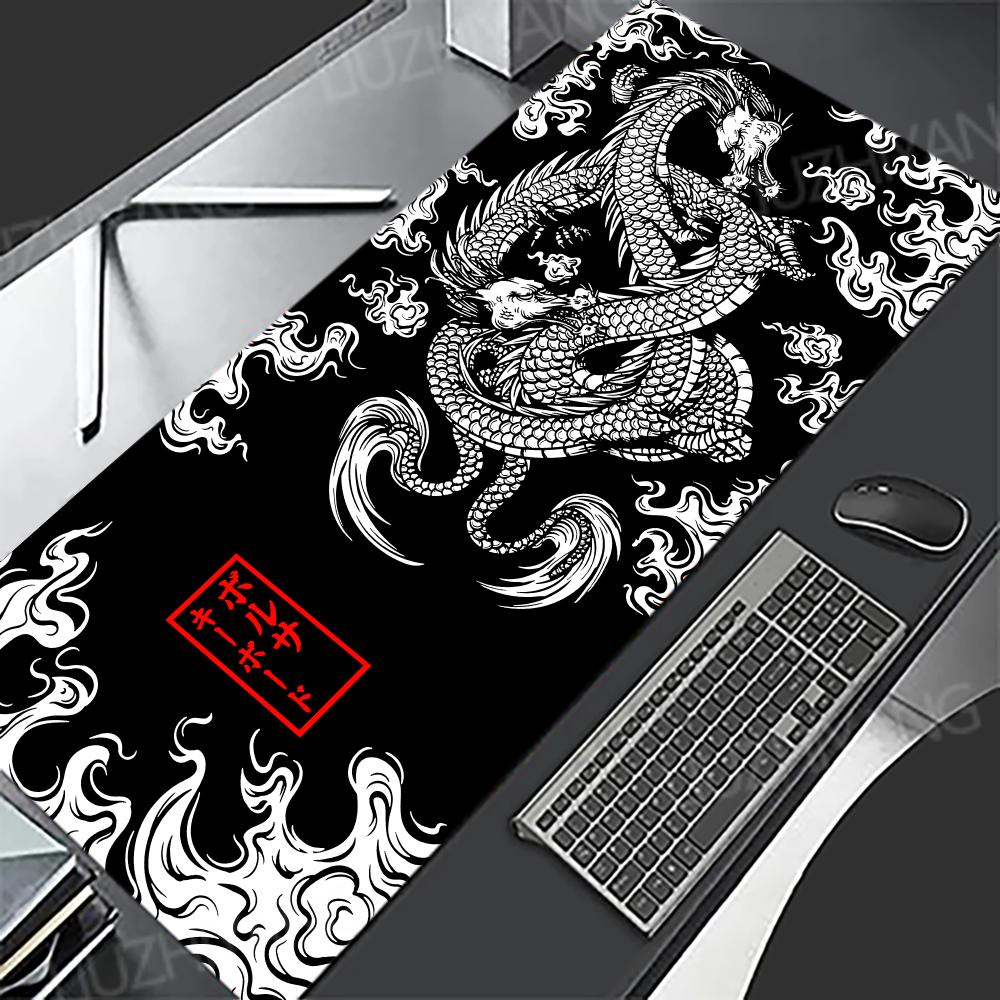 日本ドラゴンマウスパッドゴム製滑り止めキーボードテーブルマッ - Desk Setup Notebook のレビューと価格