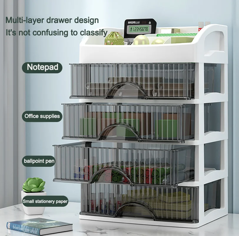 新製品 1個 5層メイクアップ収納ボックス 小物収納ボックス - Desk Drawer Unit のレビューと価格