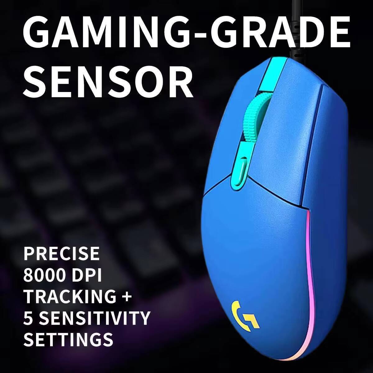 ロジクール G203 有線ゲーミングマウス 200-8000 - Logitech Mouse G203 のレビューと価格