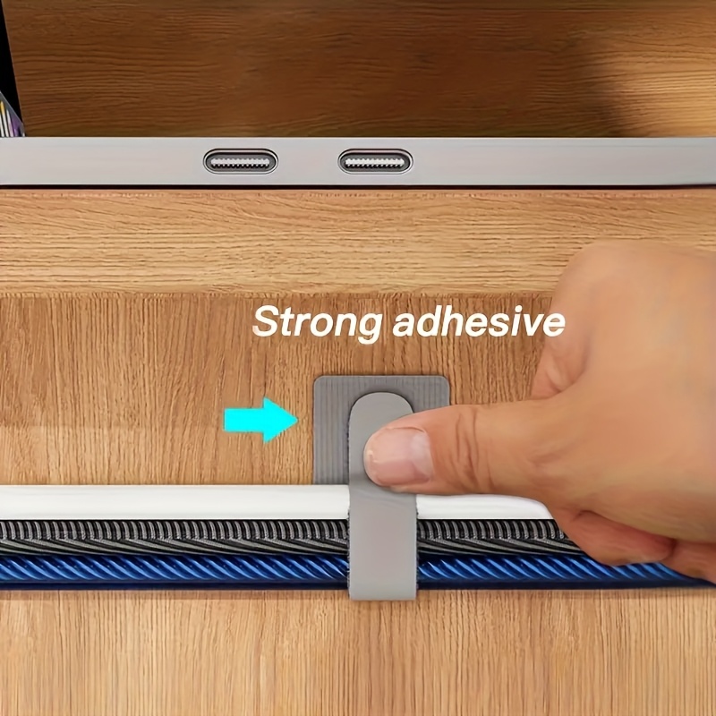 ケーブルタイ 再利用可能なストラップ ベルクロ フックとルー - Desk Setup Small Room のレビューと価格