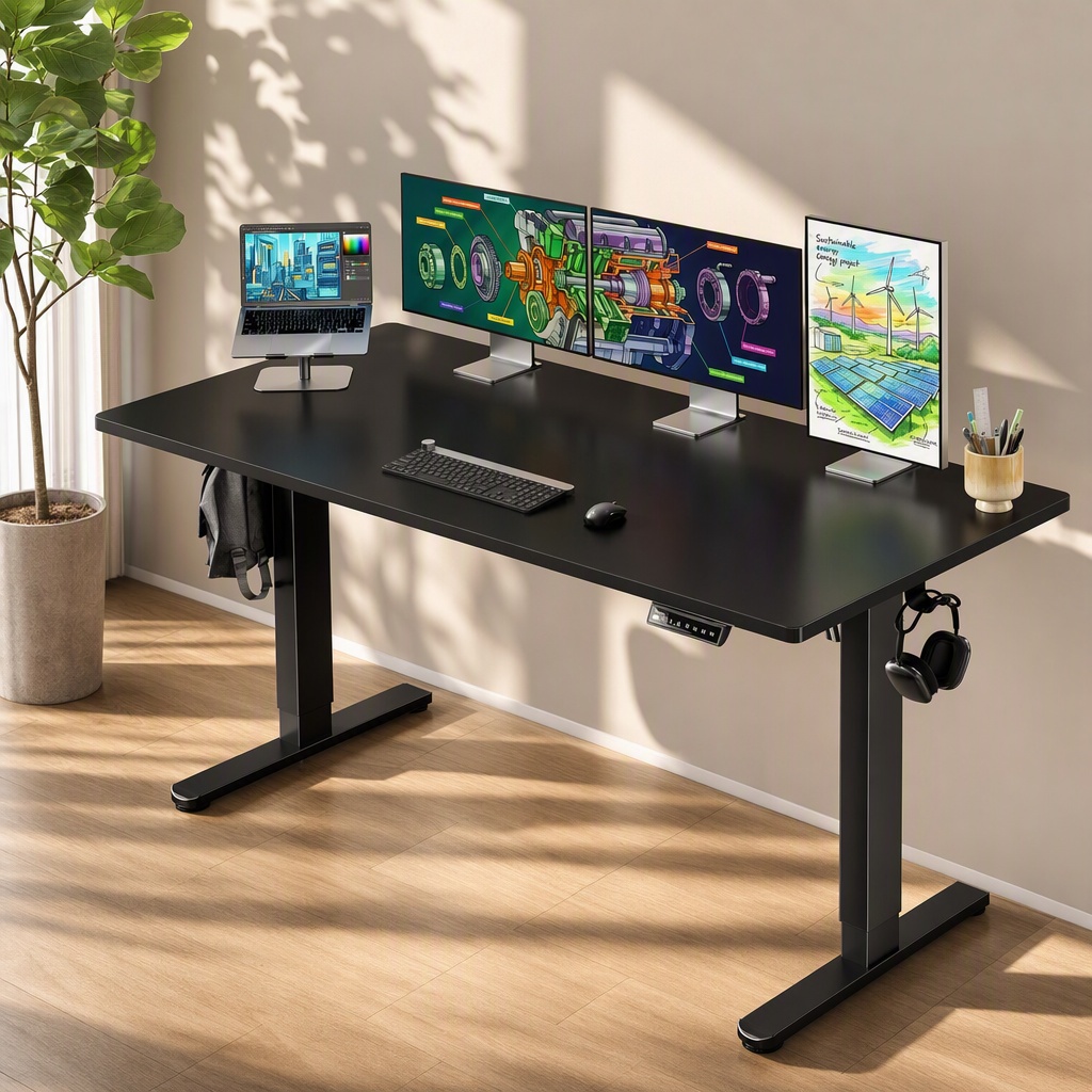 電動昇降デスク、一体型デスクトップ、高さ調節可能なコンピュー - Desk Setup Height のレビューと価格