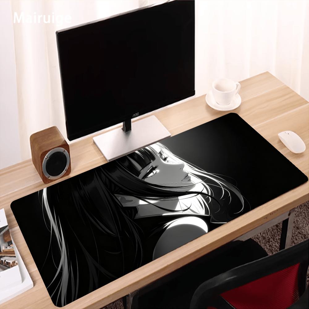ダークアニメガールマウスパッドデスクアクセサリーデスクマット - Desk Setup For Work のレビューと価格