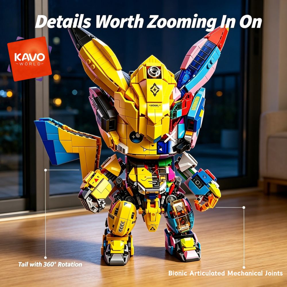 KAVOWORLD 1505ピース メカニカルマウス メカ  - Desk Setup Small Room のレビューと価格