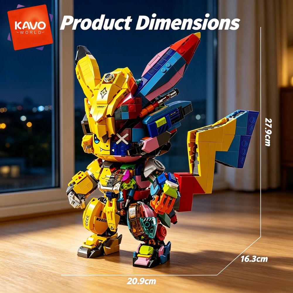KAVOWORLD 1505ピース メカニカルマウス メカ  - Desk Setup Small Room のレビューと価格