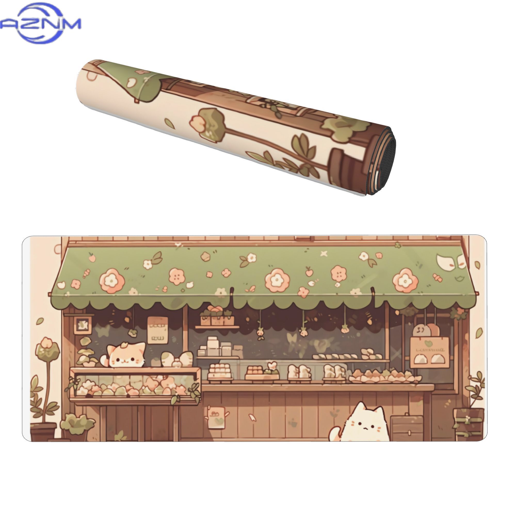 Cat Bakery Aesthetic Green Sho - Desk Setup Streaming のレビューと価格