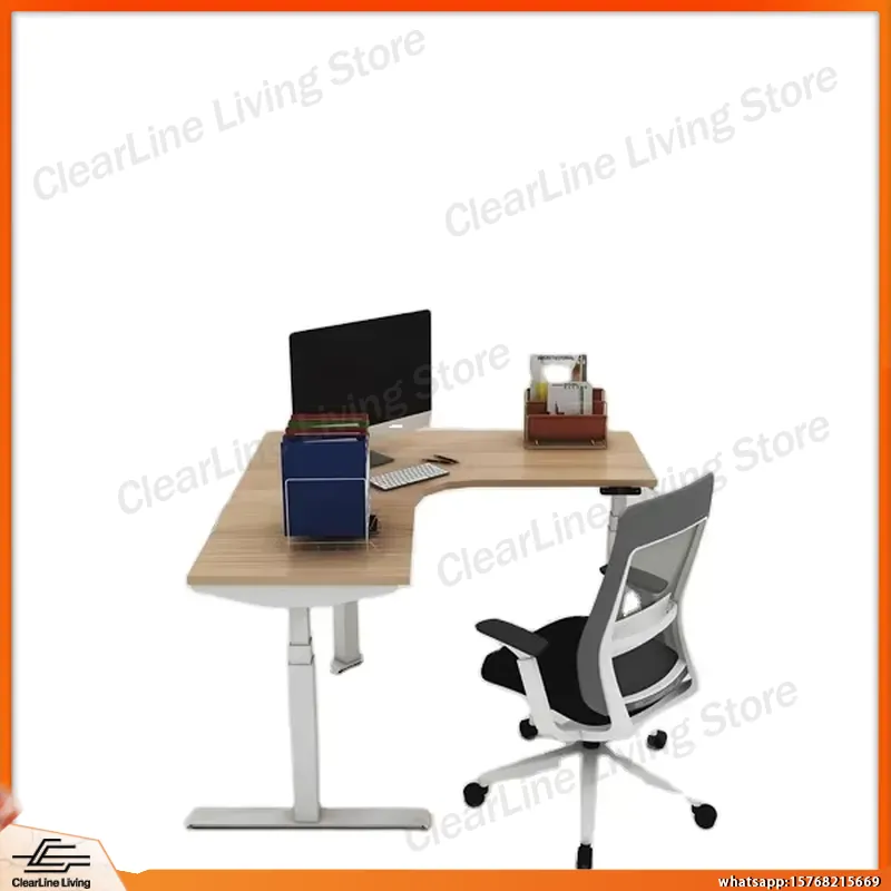 L字型電動昇降式ゲーミングデスク、デュアルモーター搭載、座っ - Desk Setup Height のレビューと価格