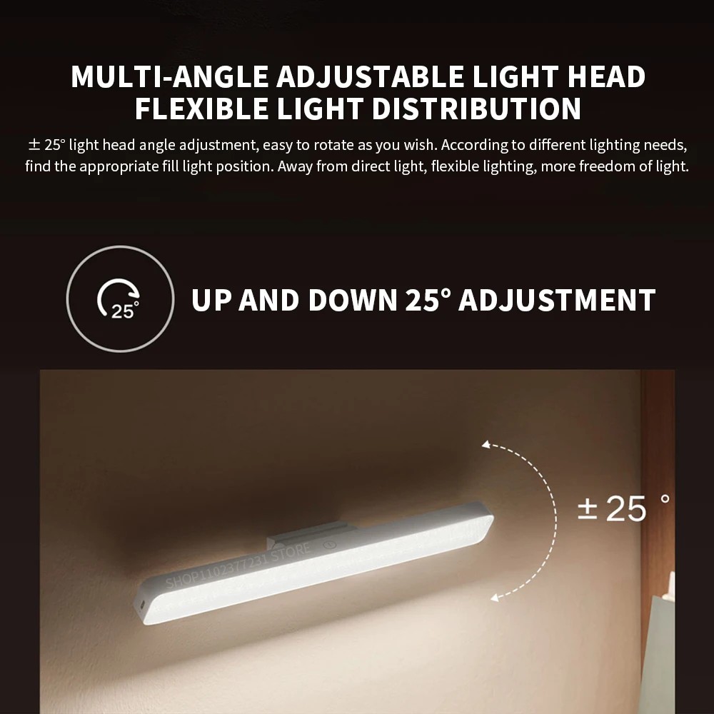 MIJIA 磁気読書灯 36cm 拡張ランプヘッド Ra90 - Desk Setup Lighting のレビューと価格