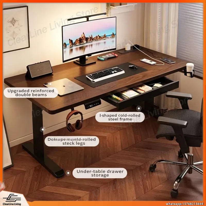 電動高さ調整ゲーミングデスク デュアルモーターリフトシステム - Desk Setup Height のレビューと価格