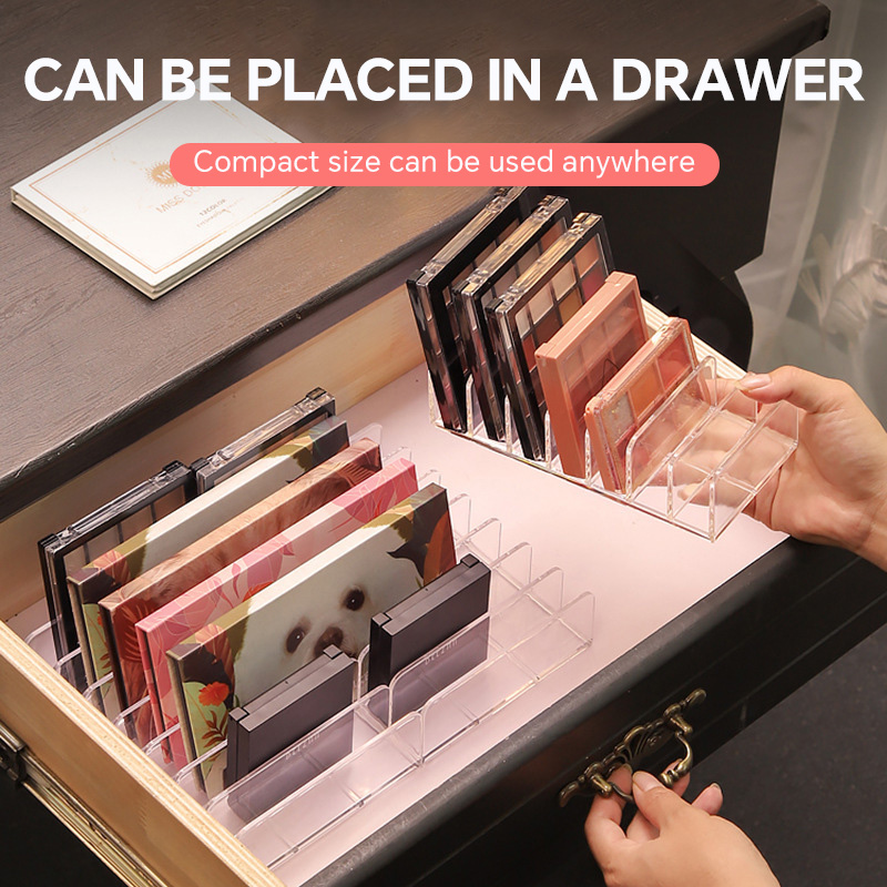 7 グリッドアクリルテーブル化粧品棚デスクトップ引き出しパー - Desk Drawer Unit のレビューと価格
