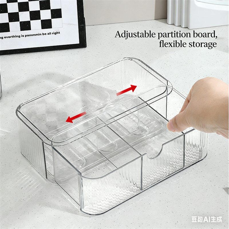 引き出し式化粧品収納ボックス 積み重ね可能なメイクブラシ コ - Desk Drawer Unit のレビューと価格
