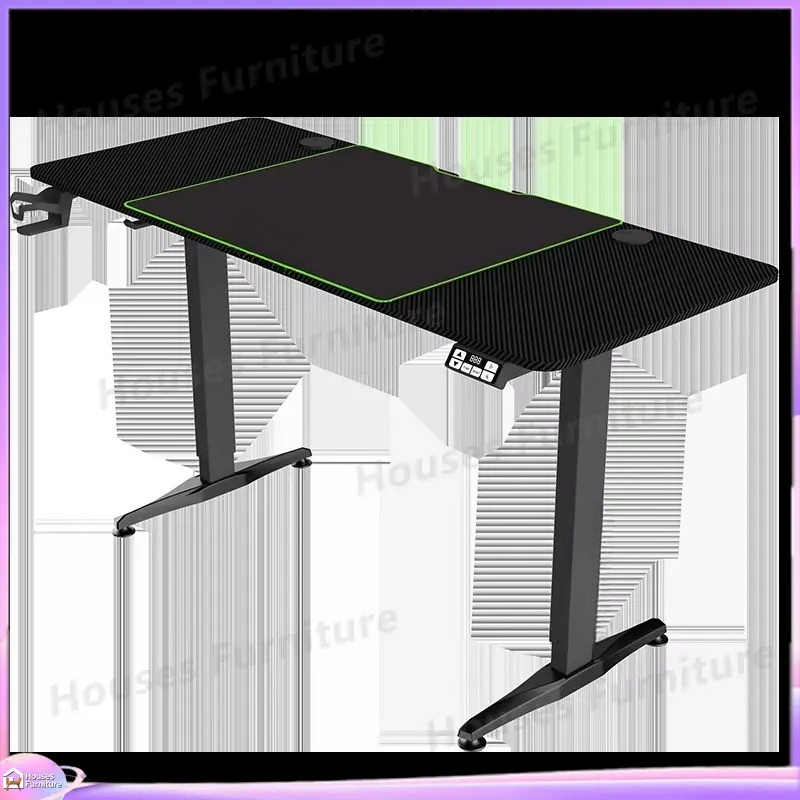 大型ゲーミングコンピューターデスク RGB LEDライト付き - Desk Setup Height のレビューと価格