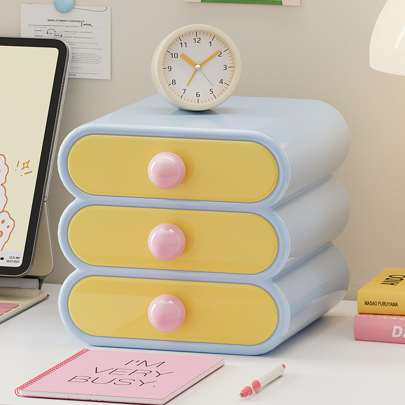 Uforu ドーパミンデスクオーガナイザー、3段引き出し収納 - Desk Drawer Unit のレビューと価格