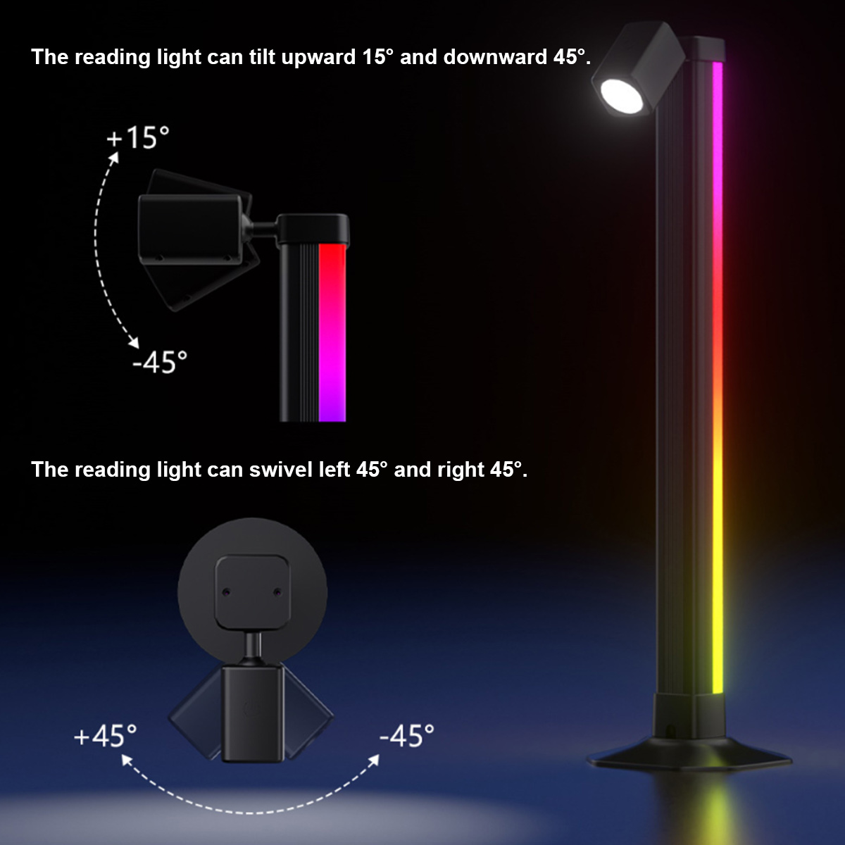 スマートライトバー LED RGB 音楽同期 アプリ制御 U - Desk Setup Art のレビューと価格