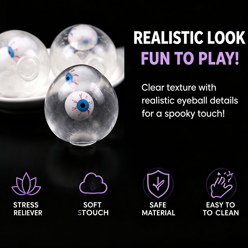 ゲーマー向けワークスペース装飾　目玉スクイーズ　偽の目　水入 - Desk Setup Streaming のレビューと価格