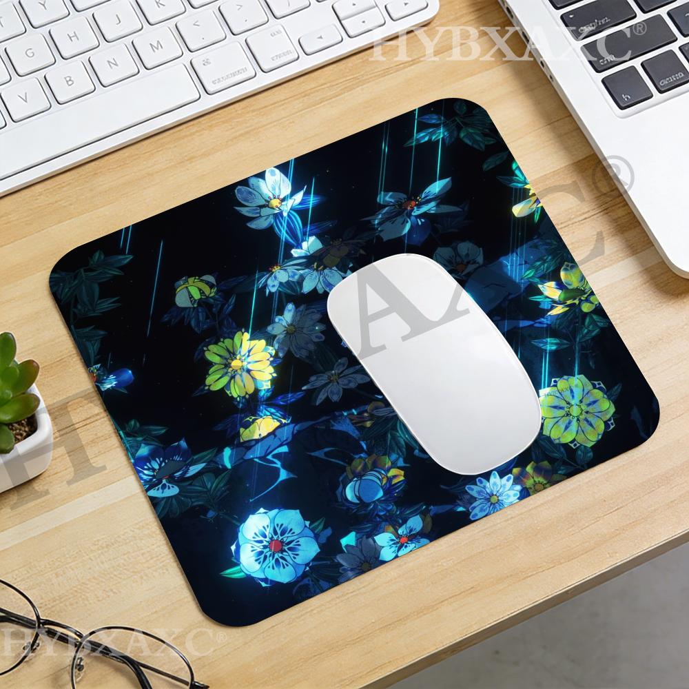 HYBXAXC ダークフローラルマンガ背景マウスパッドデスク - Desk Setup Dark のレビューと価格