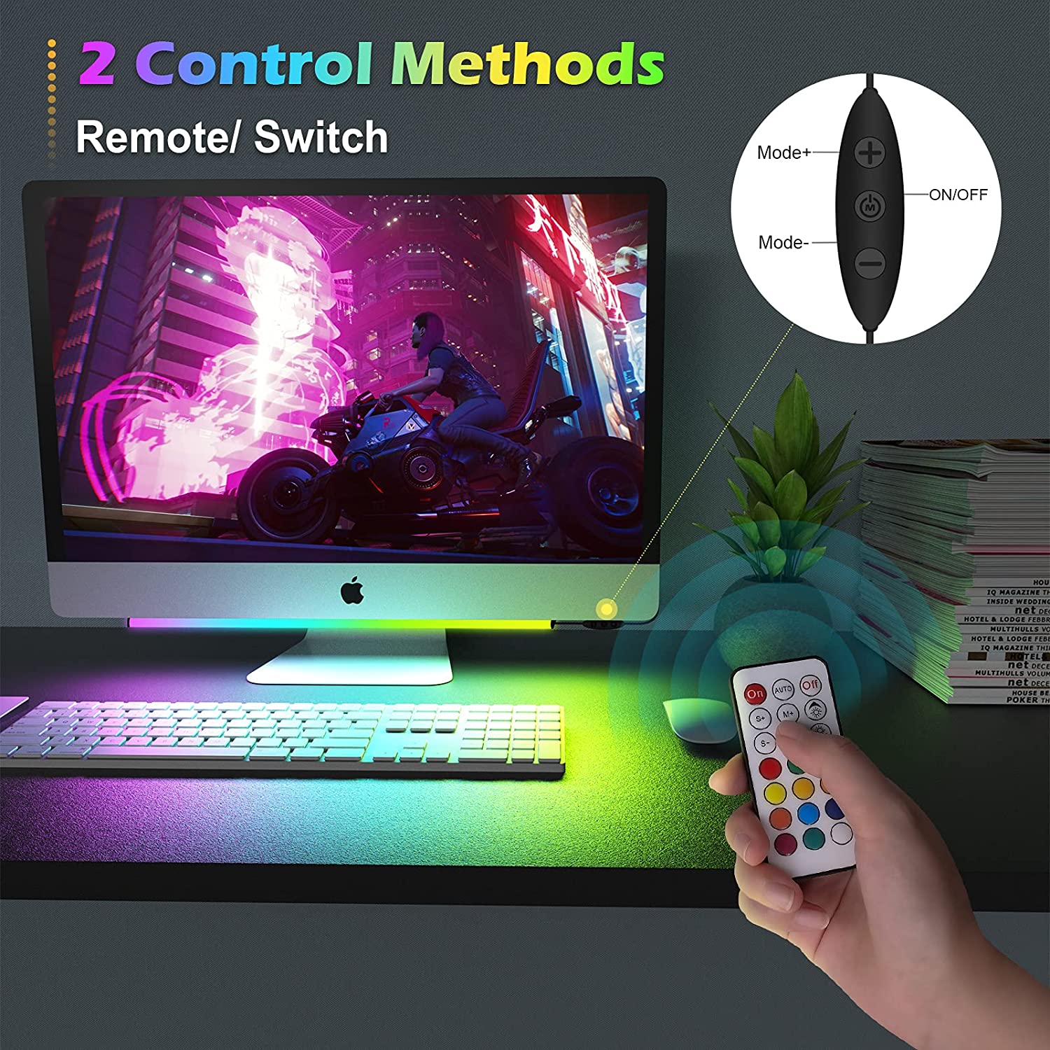 アンダーモニターライトバー RGB Dreamcolor ア - Desk Setup Rgb のレビューと価格