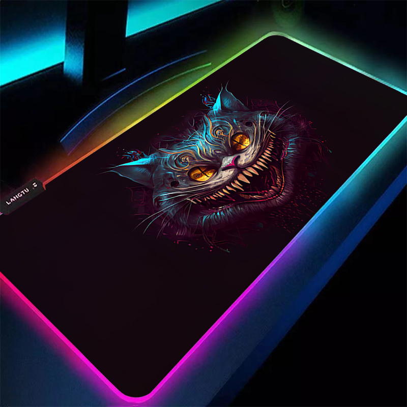 大型マウスパッド RGB 不思議の国のアリス ノートパソコン - Desk Setup Notebook のレビューと価格